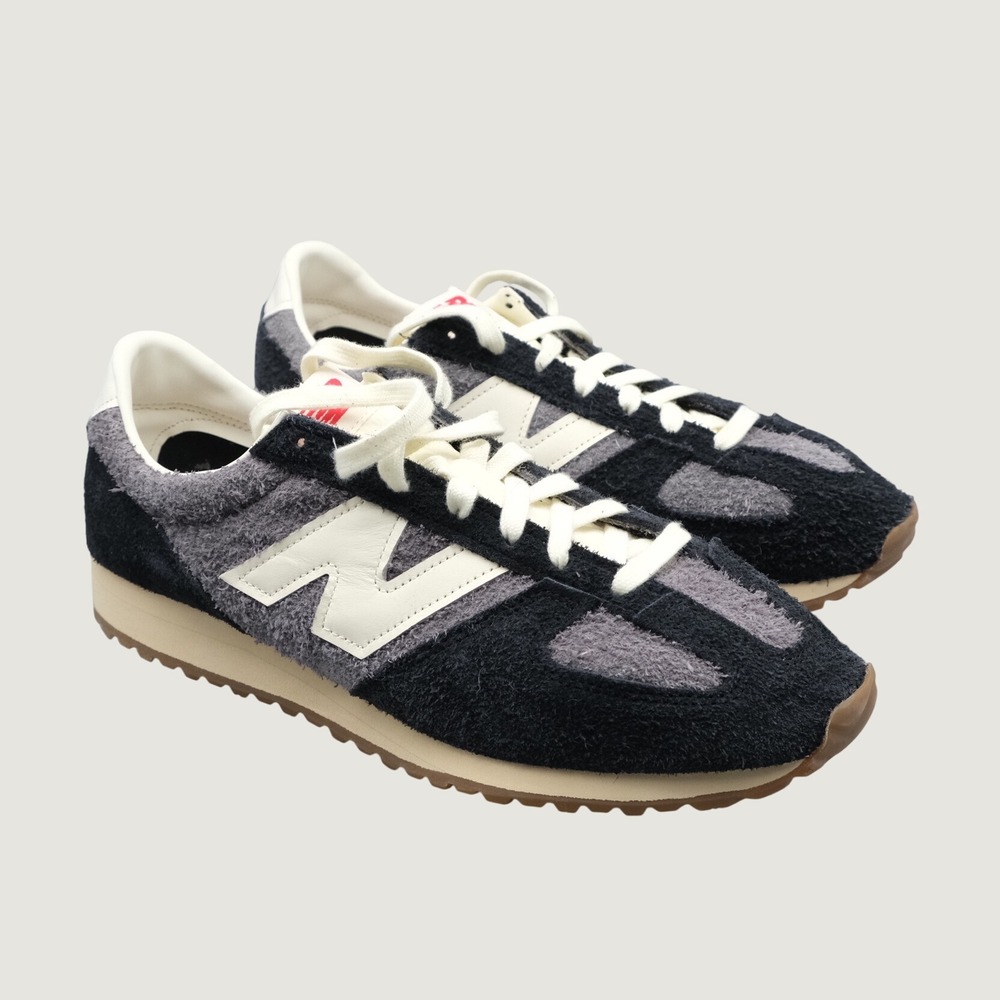 New Balance 471 Sneakers Mens 11 Castlerock Black Grey Shaggy Suede U471PSD